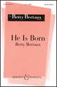 He Is Born Unison choral sheet music cover